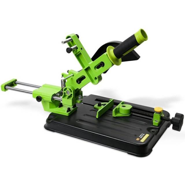 Angle Grinder Stand Angle Grinder Holder Woodworking Tool DIY Cut Stand Grinder Support Dremel Power Tools Accessories - Green