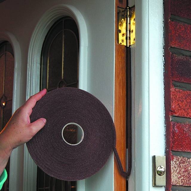 Sure Seal Draught Excluder - 3mm Brown 15m Roll