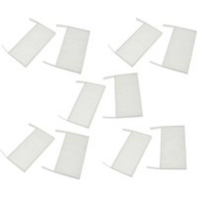 Filter Set Replacement for Zehnder 527005190 for Ventilation Devices - Air Filter G4 / F7 (10-Part Kit), 19 x 10 x 3 cm, White - Vhbw