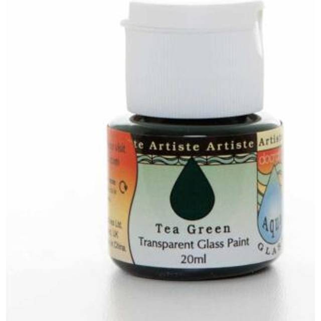 Artiste aquaglass glass paint (20ml) - tea green