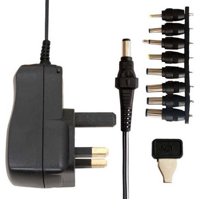 3v 12v ac dc 1500ma universal uk mains power supply transformer psu adapter plug