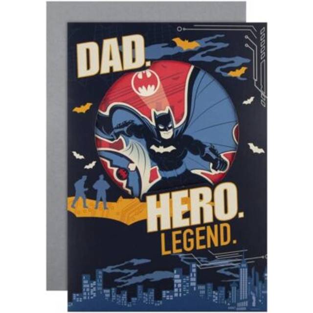 Superhero dad father's day card