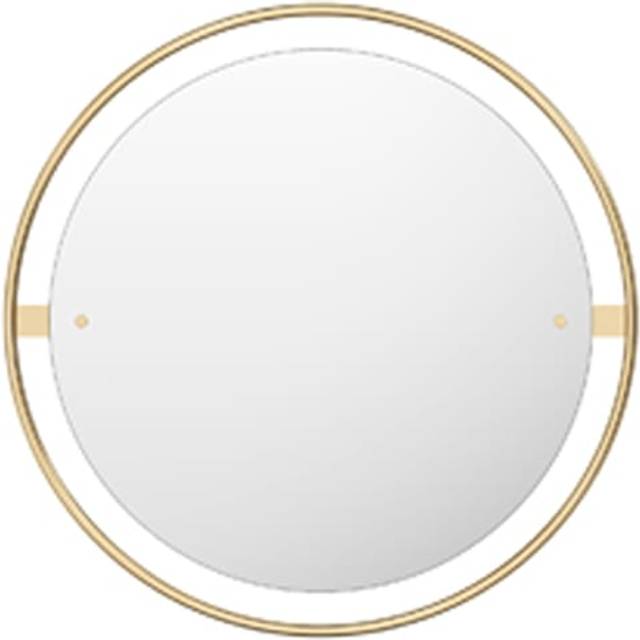 Audo Copenhagen - Nimbus Mirror - Polished Brass - Ø60 cm - Bordsspeglar - Krøyer-Sætter-Lassen - Guld