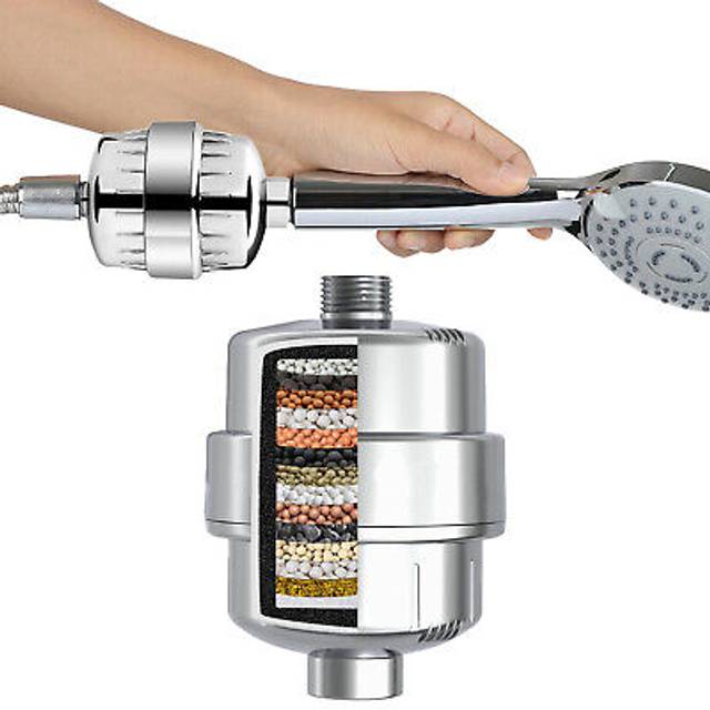 Shower Filter Water Filter Softener Hard Water Purifier Head Universal Uk