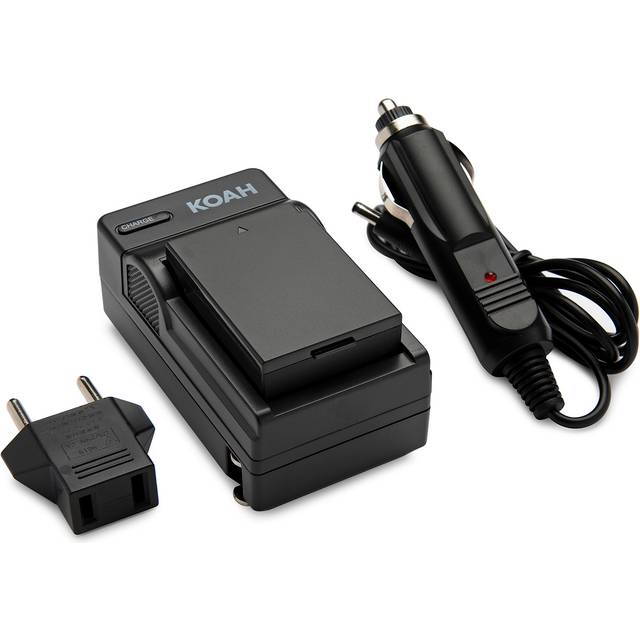 Koah PRO Canon LP-E10 Rechargeable Replacement 1600mAh Battery and Charger in Black