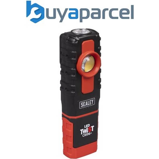 Sealey - LED601CM led Twist Rechargeable Inspection Light 6W cob led & 1W smd led Colour Match cri 96+