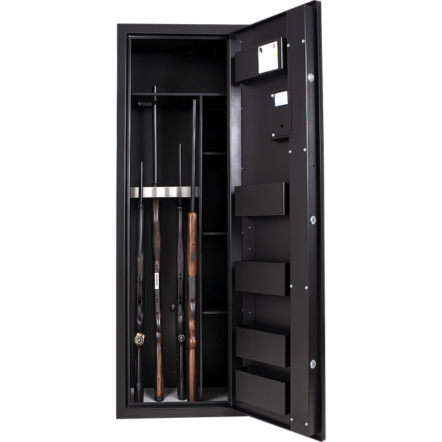 Genzo Vapenskåp SolidSafe 152kg Kodlås Black edition
