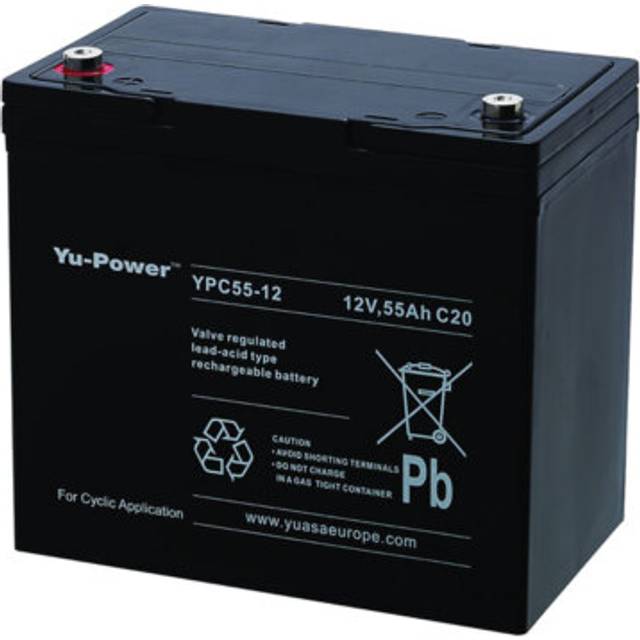 Ypc55-12 Yuasa High Performance Heavy Duty Cyclic Mobility Battery