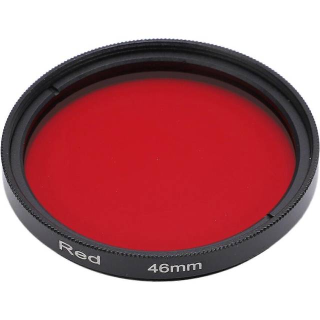 (As show, One size) Camera Waterproof Filter Full Red Lens Filter Optical Glass for Nikon Camera Lens46mm