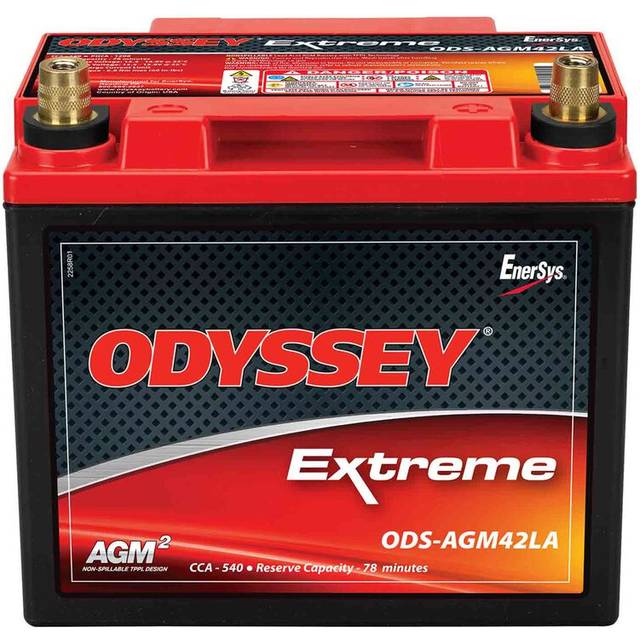 Odyssey extreme power & motorsports agm battery - ods-agm42la (pc1200t)
