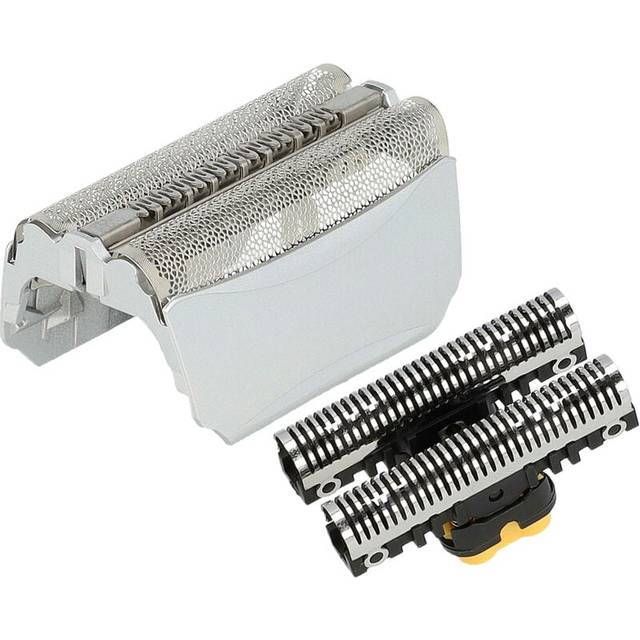 Combi-Pack Shaving Part compatible with Braun 530, 530s, 360 Complete, 550, 540 Electric Shaver, Foil + Blades, Silver - Vhbw