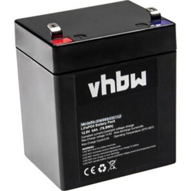 Vhbw - 1x Battery Replacement for apc RBC44, RBC43, RBC140 for Loudspeaker (6Ah, 12.8 v, LiFePO4)
