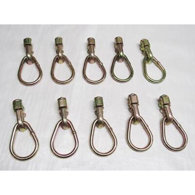 Oval Cargo Tie Down Rings X10 (Surface Rail Fitting Lashing Load)