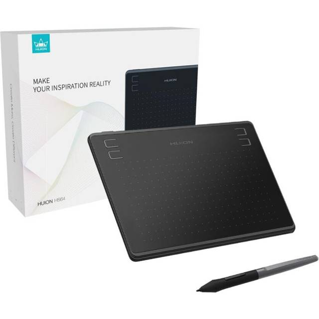 HUION HS64 6x4 Inches Graphic Drawing Tablets Phone Tablet Painting Tools with Battery-Free Stylus for Android Windows and macOS