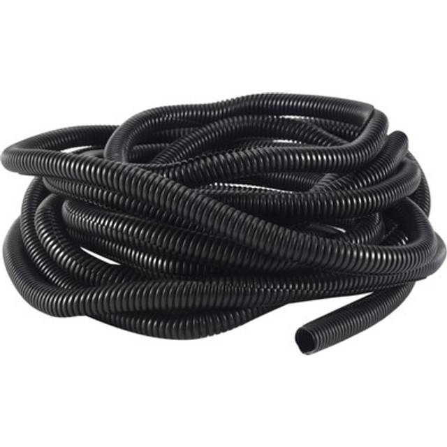20 ft split wire conduit polyethylene tubing black color sleeve tube 10mm3715
