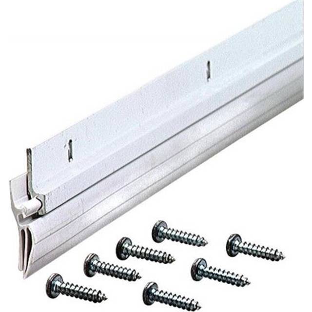 36 in. White Aluminum & Vinyl Door Sweeps