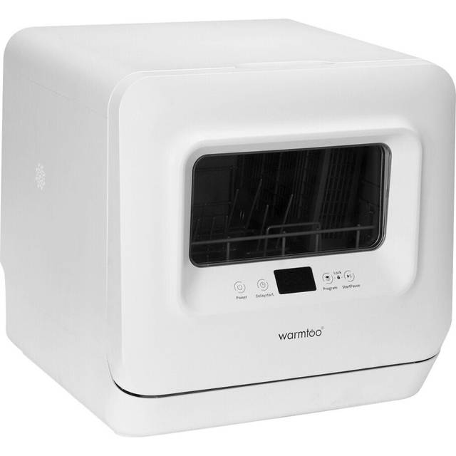 (US Plug) Automatic Countertop Dishwasher 850W 5 Washing Programs 2/3 Place Setting