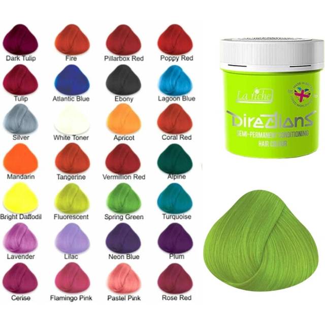 La Riche Directions Semi Permanent Hair Colour 88 ml Flourescent Green