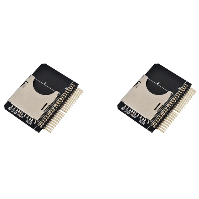 2X Notebook 2.5Inch Digital SD/SDHC/SDXC/MMC Memory Card to IDE 44 Pin Male SD 3.0 Converter Hard Disk Adapter