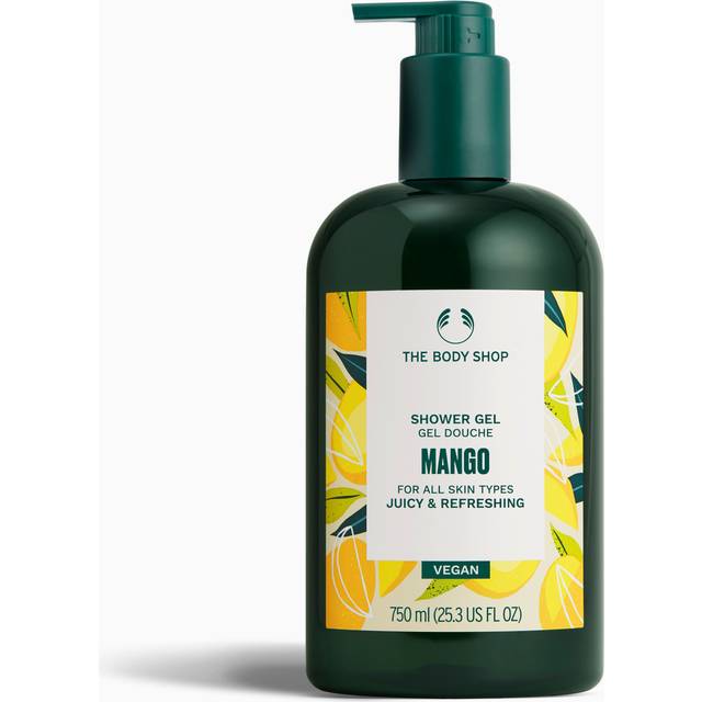 The body shop mango shower gel 750ml vegan fruity body wash