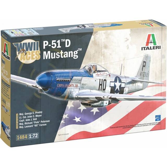 Italeri 1484 P-51D Mustang WWII Aces 1:72 Model Kit