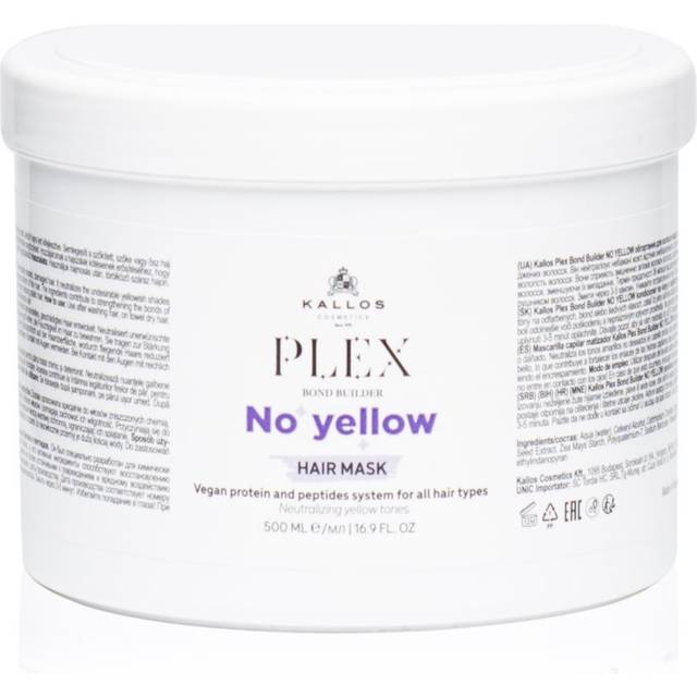 Kallos Plex No Yellow Hårmaske 500 ml