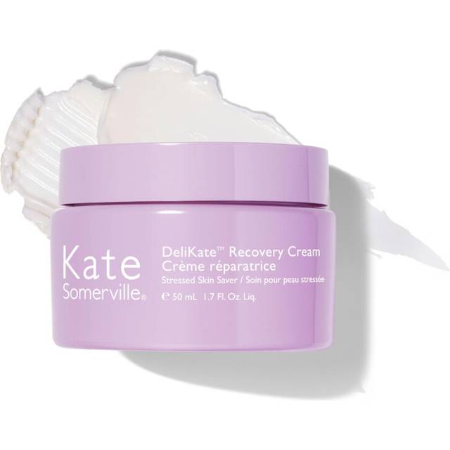 Kate Somerville DeliKate Recovery Cream, Calming Moisturiser for Sensitive Skin, Immediate Skin Relief, Extra-Nourishing Formula, 50ml