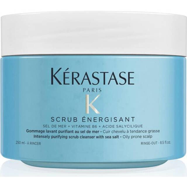 K?rastase Fusio Scrub, Nourishing and Energising Cleansing Treatment, For Oil-prone Hair and Scalp, With Sea Salt Minerals, Vitamin B6 and Salicylic