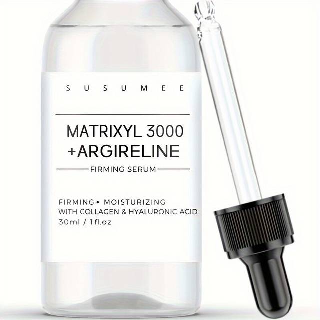 (30ml) SUSUMEE Matrixyl 3000   Argireline Firming Serum, with Collagen, Hyaluronic Acid & Peptides -Firming & Moisturizing, Alcohol-Free, 30ml/1fl.oz