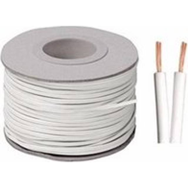Labgear 13 Strand 2 Core Figure of 8 White Speaker Cable - 100 Meter