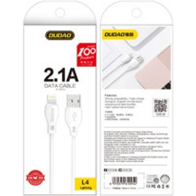 Kabelkabel för iPhone USB - Lightning 2.1A 2m vit