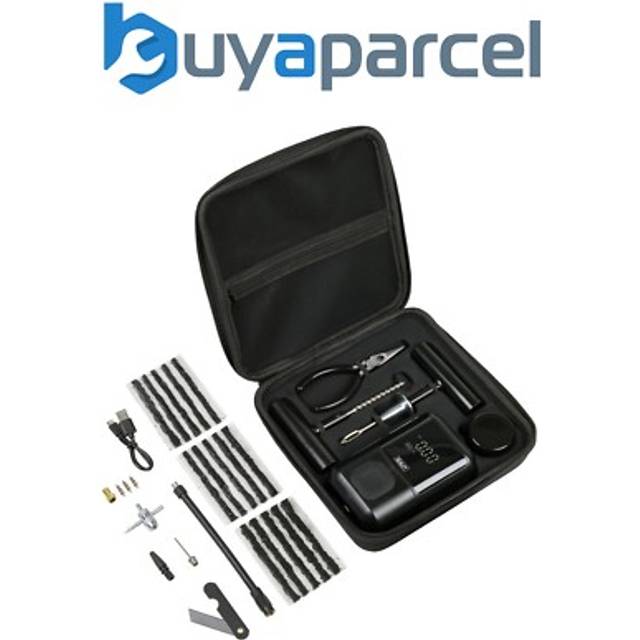 Sealey temporary puncture repair kit & rechargeable tyre inflator usb-c mac24