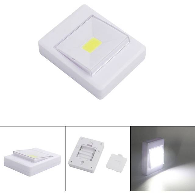 Led wireless magnetic wall night lights camping lamp battery operated cabinet