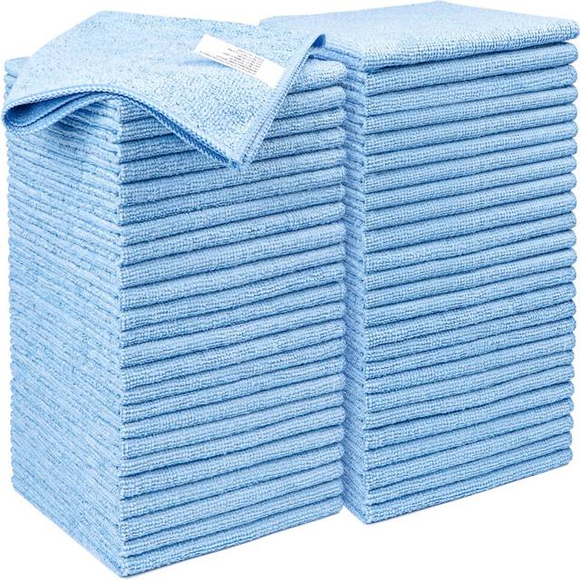 AIDEA Microfibre Cloth,Lint Free Reusable Cleaning Cloths,Highly Absorbent Streak Free Washable Cleaning Towels Rags Dish Cloth for