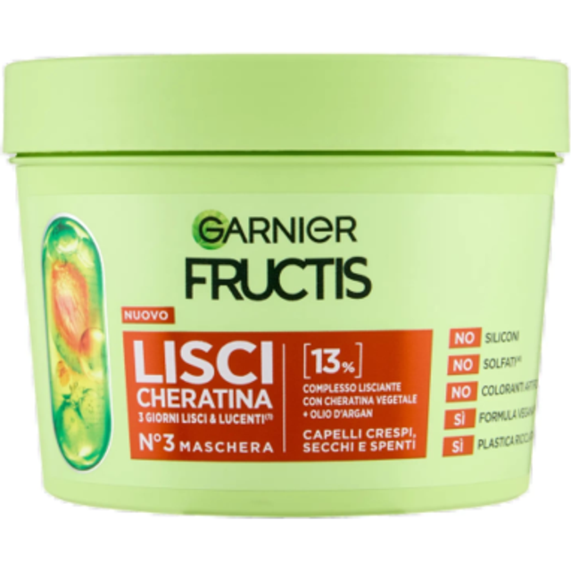 Garnier Lisci Keratin Nærende Hårmaske 370 ml