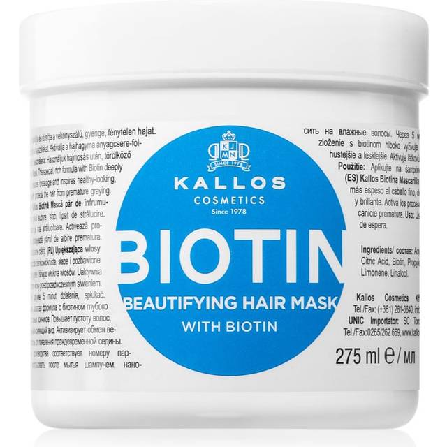 Kallos KJMN Professional Biotin Hårmaske 275 ml