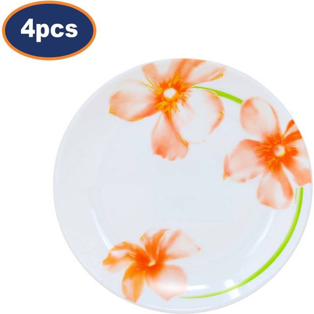 Luminarc dessert plate sweet impression glass 19cm salad side dish crockery 4pcs