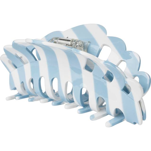 SUI AVA Emma Striped Giga Dam Hårklämmor Stl. - Från Magasin - Light Blue (Giga)