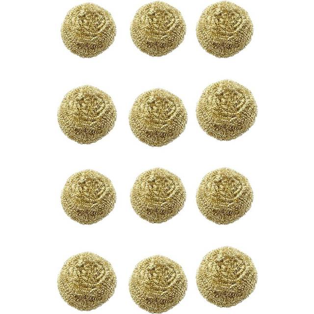 12 Packs Solder Tip Cleaning Brass Wire Replacement Cleaning Copper Wire for Soldering Station Tip Cleaner