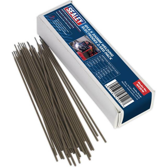 2.5kg Pack - Mild Steel Welding Electrodes - 1.6 X 300mm - 25 To 50a Currents