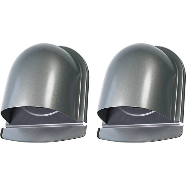 2X 4Inch 100mm Waterproof Stainless Steel Vent Vent Hood Anti-Corrosion Exhaust Extractor for Wall Air Outlet Cover,B