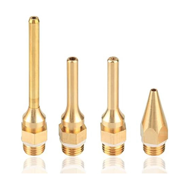 4Pcs Interchangeable Copper Glue GunNozzle Set for Hot Melting Glue Bore 2.0mm 3.0mm