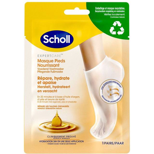 Scholl Argan Oil Nourishing Foot Mask 1 Par