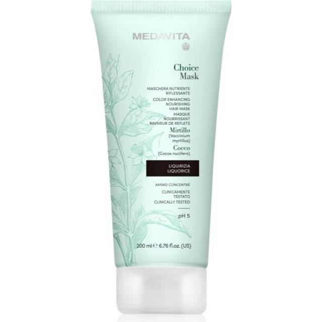 Medavita Choice Lakrids Nærende Maske Til Farvet Hår 200 ml