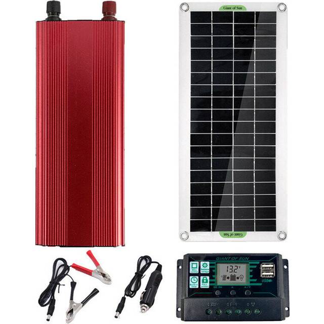 (100A) Solar Power System Inverter Kit 10A/30A/60A/100A Charge Controller 2000W Solar Inverter Set