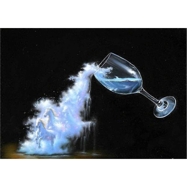 (50x70CM, One size) Wine Glass 5d Diy Diamond Painting By Numbers Kit Full Round Drill Beads Crystal Rhinestone Embroidery Cross Stitch Picture Delive