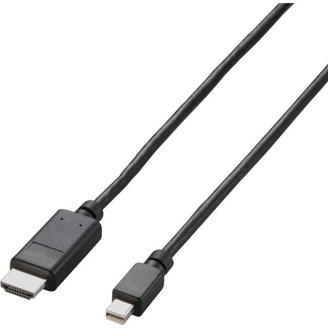 ELECOM Mini DisplayPort to HDMI conversion cable 1m black (male) (male) AD-MDPHDMI10BK svart