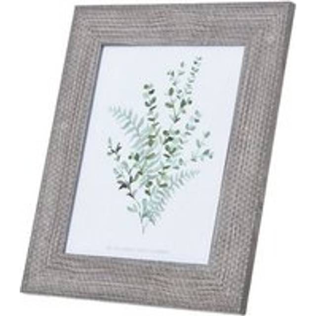 Woven Photo Frame 8 x 10 - Wood - L1 x W29 x H34 cm - Grey