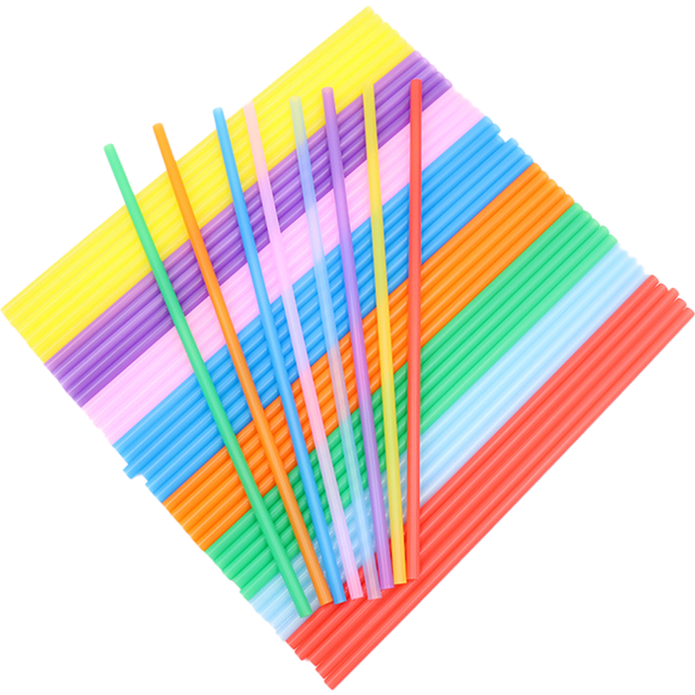 Jumbo Smoothie Straws, Straws Disposable Milkshake Straws Extra Long