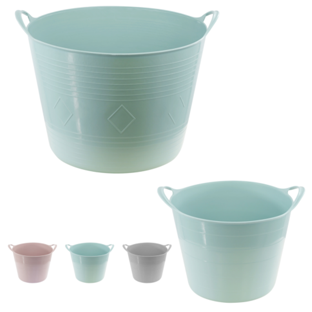 GEEZY Flexi Tub Heavy Duty Storage Basket Home Garden Laundry Toys Bucket Trug 7L